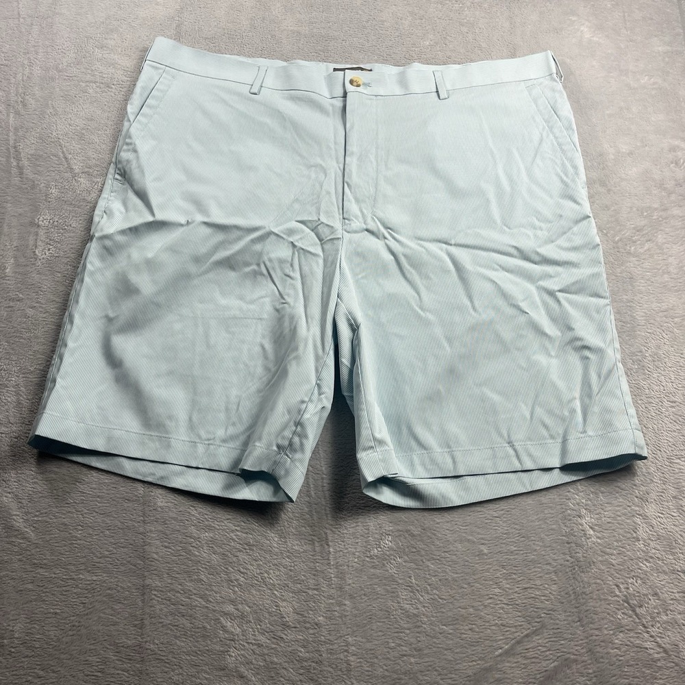 Peter Millar Shorts Men's 42 Pincord Salem Golf Wicking Blue Casual Pockets